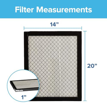 Filtrete 2x25x1 Furnace Air Filter MPR 28 MERV 13, Healthy Living Ultrafine Particle Reduction